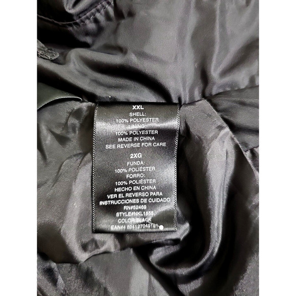 Norma Kamali ~Woman Plus Size XXL~ Black Trench Coat Double Breasted Belted. - Picture 13 of 14